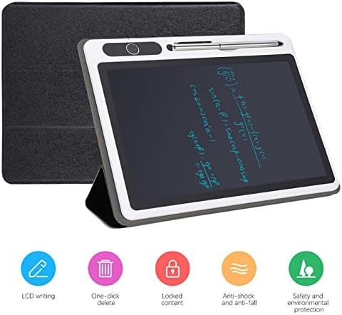 LCD Handwriting Board Electronic Writing Tablet for Small mini Hand Drawing, Low Consumption, One Click Clear Function, Screen Lock, Stainless Steel