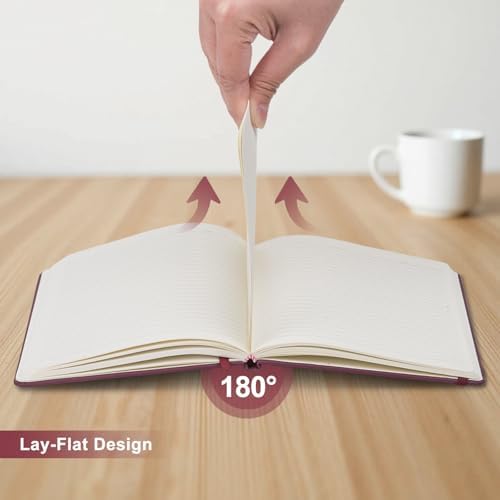 ViVin 3 Pack A5 Hardcover Lined Notebook,192 pg College Ruled 5.5x8.3