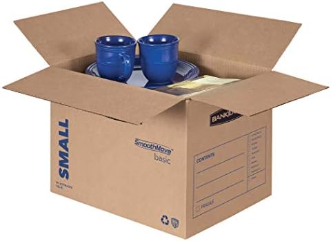 Bankers Box Small Moving Box 15 Pack, Pre-Printed for Labeling, 16.5-in x 12.25-in x 12.675-in (7713802)