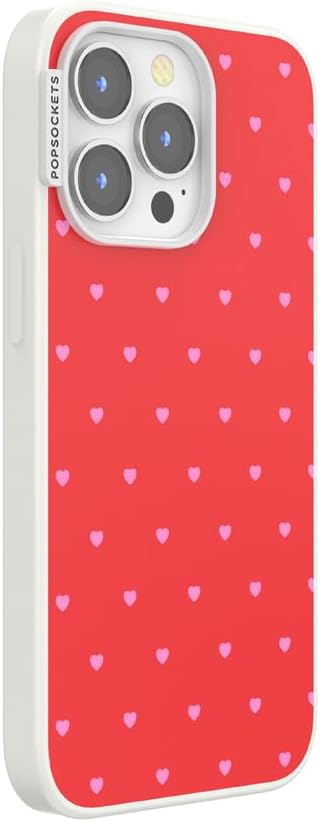 PopSockets iPhone 13 Pro Phone Case with MagSafe- Cherry Pop | Magnetic, Wireless Charging, Camera & Drop Protection, Cherry, Fruit, Electronic Accessories, For iPad/Kindle/iPhone/Android
