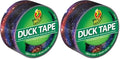 Duck Brand Printed Duct Tape Single Roll, Galaxy (283039) (Pack of 2)