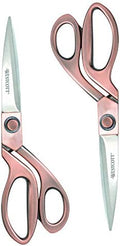 Westcott 8" Bent Stainless Steel Copper-Finish Scissors For Office & Home, 2 Pack (17600)