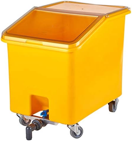 Cambro IBSD37229 Ingredient Bin 37 Gallons Slant Top Yellow Case of 1