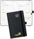 POPRUN 2026-2027 Academic Small Weekly Planner, 4" x 6.25" Purse Calendar