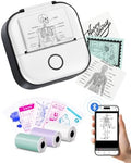 Memoking Mini Printer - Sticker Printer T02 Inkless Sticker Maker Machine