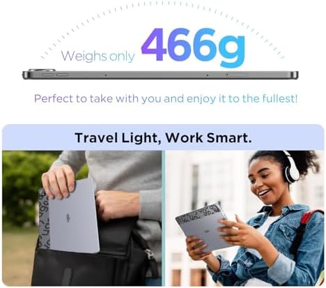 UGEE Pad Drawing Tablet No Computer Needed,Android 14 tablet drawing Stand for 7000mAh+18W Battery,6GB+128GB Fun Drawing Pad 2K Ultra HD Large Screen with Full-Laminated Screen,Standalone Tablet 10.36