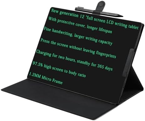 12 Inch Rechargeable LCD Writing Tablet with Cover Adults