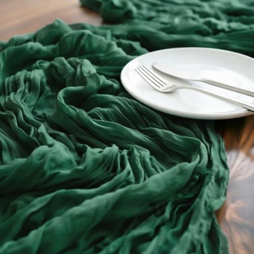 Cheesecloth Table Runner Fall Boho Wedding Birthday Home Decor
