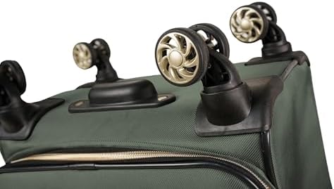 Kenneth Cole REACTION Chelsea Chevron Quilted Luggage, Olive, 28-Inch Checked