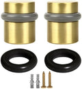 Design House Cylindrical Doorstop, Satin Brass