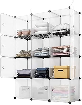 12-Cube Storage Shelf, White