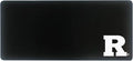 Rutgers University Classic Cloth Desk Mat, Durable Office Supplies, Non-Slip Base, Responsive Desk Pad with Smooth Cloth Surface, Black