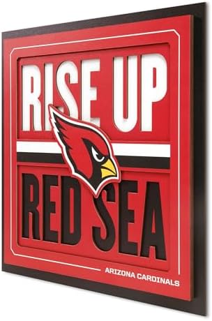 YouTheFan NFL Arizona Cardinals Slogan Series 3D Wall Art