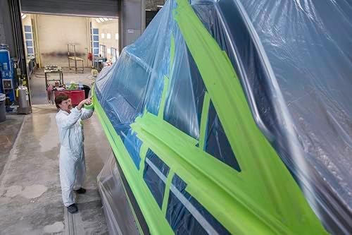 3M High Performance Green Masking Tape 401+, 6 mm x 55 m, 96 Rolls per case Bulk