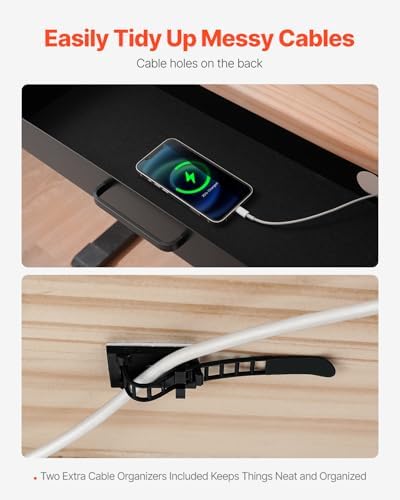 VEVOR Under Desk Drawer Slide Out, 22 inch Under Desk Mounted Pull-out Drawer Attachment, Hidden Under Counter Drawers for office Home Sit Stand Workstation, Black