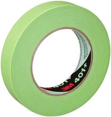 3M High Performance Green Masking Tape 401+, 24 mm x 55 m, 6.7 mil