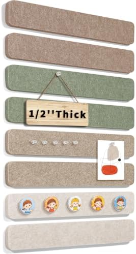 Small Cork Board Strip for Office, 1/2'' Corkboard Strips for Walls