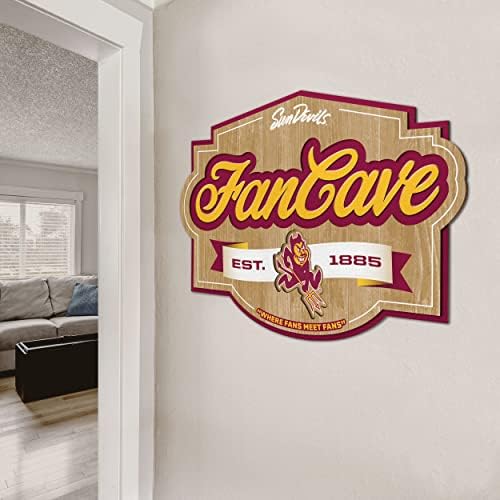 YouTheFan NCAA Officially-licensed FanCave 3D wall art - ready-to-hang, 3D multi-layered construction - floating wall mount design - Perfect fan gift