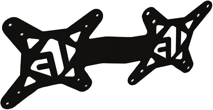 IFCASE Universal Back of Monitor, Monitor Arm Extension Metal VESA Mount Adapter Extender Plate for Mini PC CPU Computer Compatible with Intel NUC (Black)