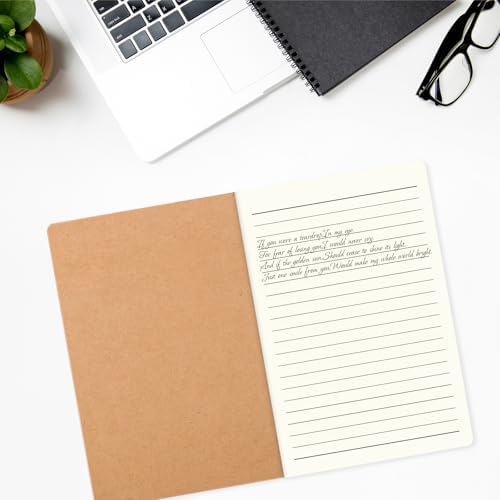 zmybcpack 12 Pack A5 Lined Notebooks, 8.26"x5.5", Composition Notebook