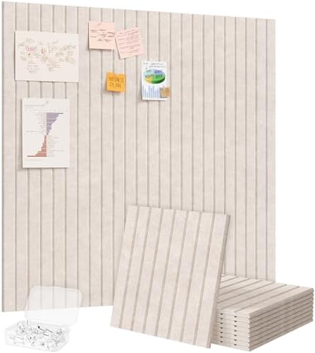 Lifewit Large Felt Bulletin Board with Self-Adhesive 36" x 36"- 9 Pack