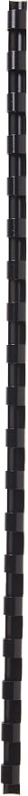 Fellowes 5006801-99 Binding Machine Pulsar+ Comb Binding (5006801) & Plastic Combs - Round Back, 1/4 Inch, 100 Pack, Black (52366)