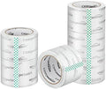 Amazon Basics 2.83 Inch Wide Packing Tape, Fits 3-Inch Dispensers, Crystal Clear, Low Odor, for Moving, Storage, Shipping and Sealing Boxes, 54.6 Yards, 6-Pack