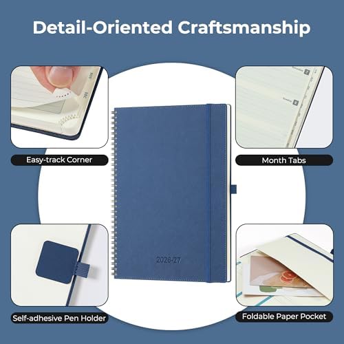 Planner 2026-2027 Daily Daily Weekly and Monthly,11.5"x8.5"