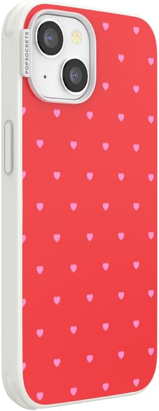 PopSockets iPhone 14 Phone Case with MagSafe- Cherry Pop | Magnetic, Wireless Charging, Camera & Drop Protection, Cherry, Fruit, Electronic Accessories, For iPad/Kindle/iPhone/Android