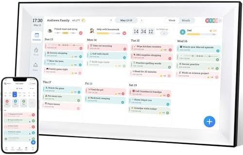 15.6“ Smart Digital Calendar Smart Electronic Planner Calendar Sync