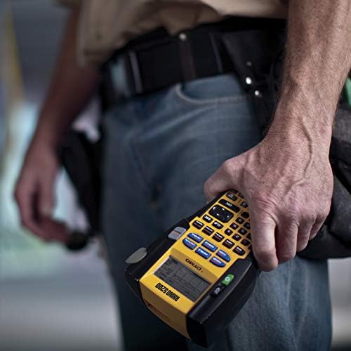 DYMO Industrial Label Maker Rhino 5200 Label Maker Time-Saving Hot Keys Prints Fast Durable For Job Sites and Heavy-Duty Labeling Jobs