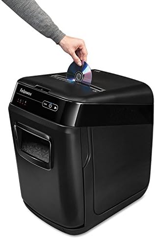 Fellowes AutoMax 200C Cross-Cut Auto Feed 2-in-1 Office Shredder with Auto Feed 200-Sheet Capacity (4653501)