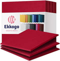 Acoustic Panels 12-Pack Soundproof Wall Panels 12"X12"X0.4" Sound Panels High Density Sound Dampening Panels - [Candy Red Square]