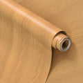 Extra Wide 48"x196" Natural Wood Contact Paper Yellow Brown Wood Vinyl