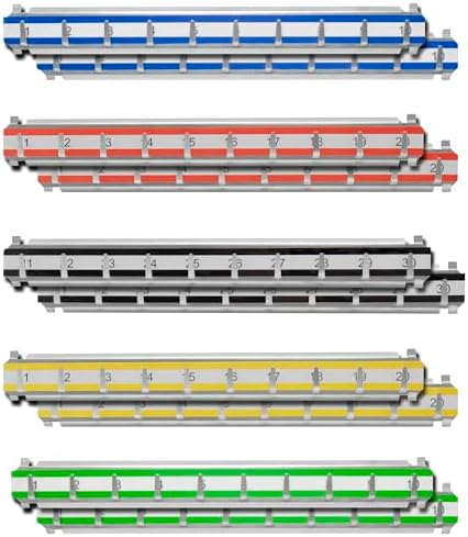 BARSKA AF13684 Labeled Key Shelves w/ 101-200 Numbered Hooks for Key Cabinets