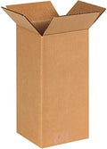 BOX USA 6x6x12 Tall Corrugated Boxes, Tall, 6L x 6W x 12H, Pack of 25 | Shipping, Packaging, Moving, Storage Box for Home or Business, Strong Wholesale Bulk Boxes