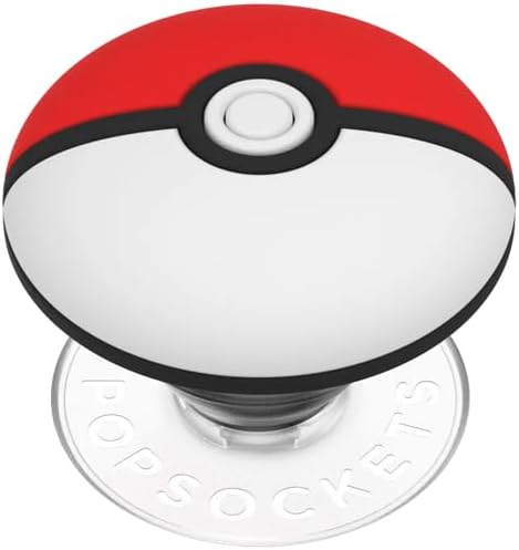 PopSockets Adhesive Phone Grip, Holder- Pokeball