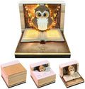 3D Calendar 2027 Magic Owl Tear Away Memo Pad Desk Art