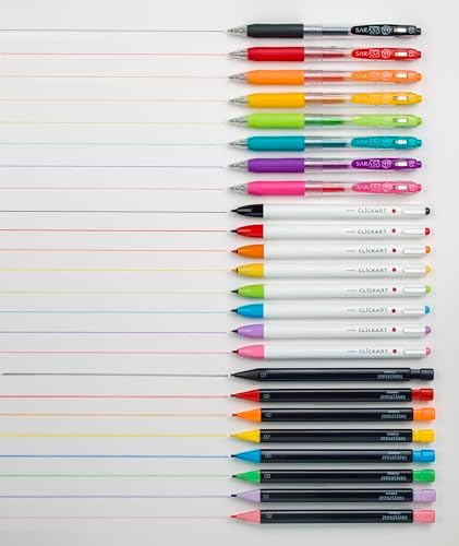 Zebra Pen Creative Set, Zensations, CLiCKART & SARASA Clip, Assorted, 24-Pk