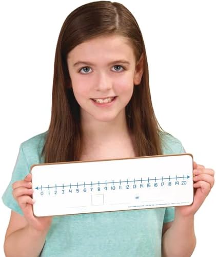 Really Good Stuff Two-Sided Number Line Dry-Erase Boards, Set of 6