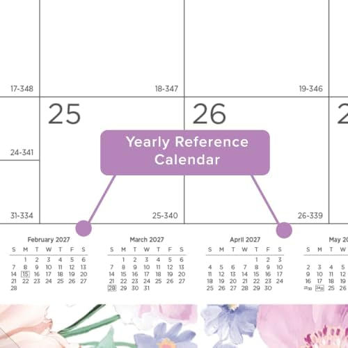 Blueline® 2027 Colorful Monthly Desk Pad Calendar, 12 Months, January to December, 22" x 17", Passion (C194113)