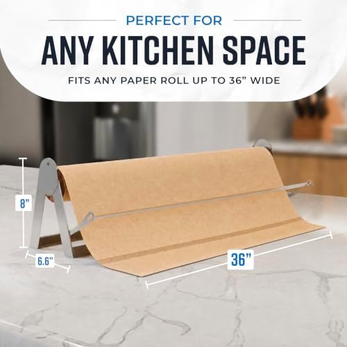 Bryco Goods 36 Inch All Paper Roll Dispenser and Cutter, Heavy-Duty