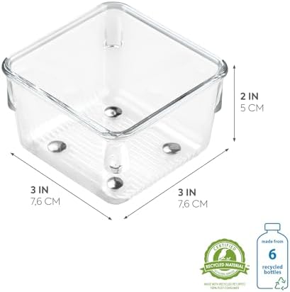 iDesign Kitchen Drawer Organizer, Clear