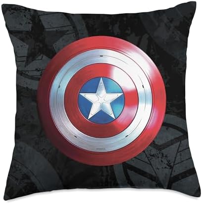 The Falcon and The Winter Soldier Captain America Shield Throw Pillow