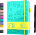 Bullet Dotted Journal Dot Grid Notebook | A5 Daily Journaling Notebooks for Personal Writing, Work, Women | 160gsm Thick Paper, Hard cover, Lay Flat Binding | 5x7 Journals Cuaderno Libretas de apuntes