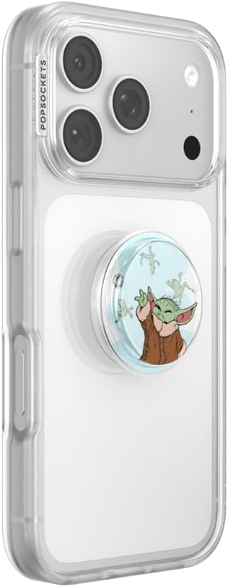 PopSockets Adhesive Phone Grip, Holder- Squishy Force | Secure Comfortable Hold, Anti-Drop, Kickstand, Disney, Mickey Mouse, Minnie, Tidepool, Liquid, Glitter