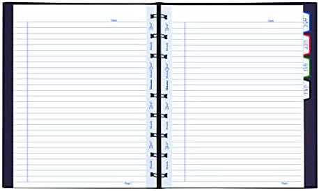 Blueline MiracleBind Notebook, 1-Subject, Medium/College Rule, Purple Cover, (75) 9.25 x 7.25 Sheets