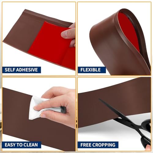 Vinyl Baseboard Molding Trim 6 Inch Peel and Stick Cove Base