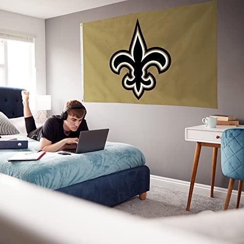 NFL Rico Industries Standard 3' x 5' Banner Flag Single Sided - Indoor or Outdoor - Home Décor