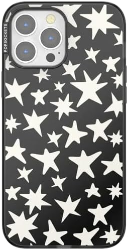 PopSockets iPhone 16 Plus Phone Case with MagSafe- Starstruck | Magnetic, Wireless Charging, Camera & Drop Protection, Electronic Accessories, For iPad/Kindle/iPhone/Android